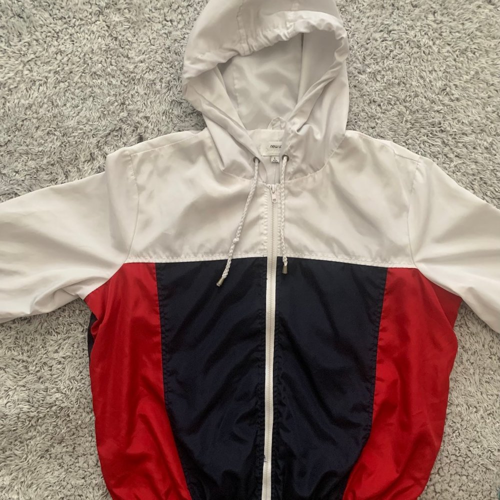 New Look Supreme Windbreaker Hoodie. Large.